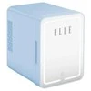 ELLE 4L mini fridge with LED make-up mirror, mėlynas
