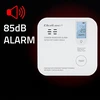 Qoltec 52577 belaidis anglies monoksido (CO) jutiklis su baterija | jutiklio tarnavimo laikas 10 metų | signalizacija 85dB | LED