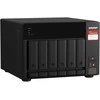 QNAP TVS-675 NAS bokštas ZhaoXin KaiXian KX-6000 KX-U6580 8 GB DDR4 0 TB QuTS Hero Juodas
