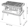 Nešiojamas Darbo Stalas - KETER 271269 Sulankstomas 453 Kg Juodas 910 × 755 × 555 mm
