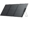 Nešiojamas Saulės Skydas - EcoFlow 160W Dviejų Pusių Dizainas, IP68 Reitingas, -40°C iki 85°C, Juodas