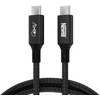 USB Kabelis - Newell USB-C 4.0 1m 40Gbps 100W Grafitas