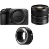 Nikon Z 30, (Z30) + NIKKOR Z DX 12-28mm f/3.5-5.6 PZ VR + FTZ II Adapteris