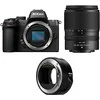 Nikon Z50 II (Z 50 II), (Z50II) + NIKKOR Z DX 18-140mm f/3.5-6.3 VR + FTZ II Mount Adapteris