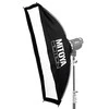Apšvietimo įranga - MITOYA MOTION STRIP Softbox 30x120cm Bowens, 2 difuzoriai, tinklelis