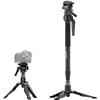 null Fotoaparato monopodas - COMAN M1 MINI V1 159 cm anglies pluošto monopodas