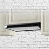 Gartraukis Cooker hood AKPO WK-7 K GLASS 60 JUODA/Juoda SZKŁO (166 m3/h, 600mm, juodos spalvos)