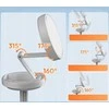 Stovas - ULANZI MA26 Kompaktiškas stovas išmaniesiems telefonams, 58-85mm laikiklis, juodas