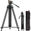 null Vaizdo kameraa trikojis - COMAN FT16LS 190 cm 8kg Q6 skysčių galvutė, 75 mm dubuo