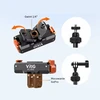 null Veiksmo kameros tvirtinimo adapteris - VRIG AC-84S, skirtas DJI Osmo Action 3, 4, 5, 6, Nano