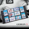 Nuotraukų albumas - Gedeon Album GED SB46500 ART174, Juodi puslapiai, Mėlyna