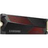 Kietasis diskas SSD SAMSUNG 990 PRO with Heatsink, 4TB, M.2, PCIe Gen4, NVMe, TLC, Rašymo greitis 6900 MBytes/sec, Skaitymo greitis 7450 MBytes/sec, TBW 2400 TB, MTBF 1500000 hours, MZ-V9P4T0CW
