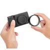Objektyvas Adapteris - JJC AR GR4 Objektyvo Adapteris Ricoh GW 4 Plataus Kampo Objektyvui, Aliuminio Lydinys, Juodas