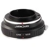 Objektyvas Adapteris - K&amp;F Concept Canon EF į Micro 4/3 objektyvo tvirtinimą aliuminio