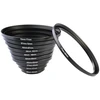 Objektyvas Adapteris - K&F Concept Filtrų Step-Up Rinkinys 11 Žiedų 26mm iki 82mm