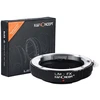 Objektyvas Adapteris - K&F Concept Leica M-Mount į Fuji X-Mount objektyvo adapteris, anoduotas aliuminis, juodas