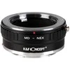 Objektyvas Adapteris - K&amp;F Concept MC/MD į Sony E-mount objektyvo adapteris
