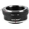 Objektyvas Adapteris - K&F Concept Nikon F-Mount Į Fuji X-Mount, Rankinis Fokusavimas, Aliuminio Konstrukcija, Juoda