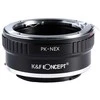 Objektyvas Adapteris - K&amp;F Concept Pentax K-mount į Sony E-mount Aliuminis