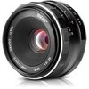 Objektyvas - Meike MK 25mm F1.8 rankinis fokusavimo objektyvas metalinis korpusas juodas