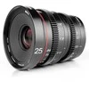 Objektyvas - Meike MK 25mm T2.2 Canon RF montavimas, T2.2, 25cm min fokusas, metalas