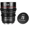 Objektyvas - Meike MK 75mm T2.1 S35 Canon EF Mount, 0.8 MOD, Juodas