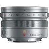 Objektyvas Panasonic LEICA DG SUMMILUX 15mm / F1.7 ASPH. (H-X015E-S) Sidabras