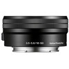 Objektyvas Sony E PZ 16-50mm F3.5-5.6 OSS (Juodas) | (SELP1650/B) - Demonctracinis (Expo), Baltoje Dėžutėje (Baltas Box)