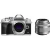 Olympus OM-D E-M10 Mark IV + M.ZUIKO DIGITAL 14-42mm F3.5-5.6 II R (Sidabrinis)