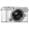 Olympus PEN E-P7 + ED 14-42mm EZ PANCAKE (Baltas)