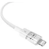 Baseus Gem USB į IP 2.4A greito įkrovimo laidas 1 m Baltas