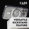 Panzer Glass Telefono Dėklas - PanzerGlass CARE Dėklas su Stoveliu MagSafe iPhone 16 Plus, Skaidrus