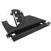 a-lan Alantec 24xSC duplex / 24xLC quad 19" 1U telescopic fibre optic patch panel with mounting accessories (grommets, cable ties) (FOP-1U-24SCD-C-P)