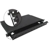 a-lan Alantec 12xSC simplex / 12xLC duplex 19" 1U telescopic fibre optic patch panel with mounting accessories