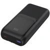 Gembird PB20-PD20-LCD-01 greito įkrovimo išorinė baterija su integruotais laidais, 20W, 20000 mAh, juodas