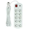 Power Plant Llc Buitinis ilgiklis 5m, 10 lizdų, 2x USB, su jungikliu