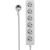 Ilgiklis - LINDY 6 Lizdų Schuko Prailgintuvas, 1.4 m, Baltas