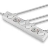 Ilgiklis - LINDY 6 Schuko Lizdų Prailgintuvas, Baltas