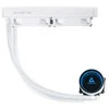 Chieftec ICEBERG 240-RGB-W Kompiuterio dėklas All-in-one liquid cooler 12 cm Baltas
