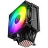 „Rampage Octagon C70“ procesoriaus aušintuvas, LGA1700/AM5, LCD „Infinity“ ventiliatorius, 120 mm, ARGB, juodas