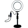 Puluz LED žiedinė lempa 16cm, su stovu 18-28cm, USB