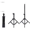 Puluz LED žiedinė lempa 16cm, su trikoju stovu iki 70cm ir dvigubu telefono laikikliu, USB