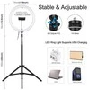 Puluz LED Žiedinė Lempa - 30cm su Stovu 1.65m, Telefono Laikikliu, USB Maitinimu