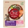 Purina Nestle Sausas Šunų Maistas - Purina One Mini/Small Sensitive Lašiša, Ryžiai