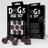 Q Workshop DOGS Dice Set: Luna Kauliukų Rinkinys