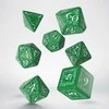 Q Workshop Elvish Kauliukų Rinkinys Žalios Ir Baltos Spalvos