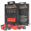 Dėlionė Q-workshop Fortress Compact D6 Juodas & Raudona Kauliukų Rinkinys