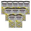Rayovac Extra Advanced 10 baterijos klausos aparatams 60 vnt.