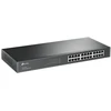 Šakotuvas Jungiklis - TP-Link 24-Port Gigabit Rackmount Tinklo Jungiklis, 48 Gbit/s perjungimo talpa, 32 VLANs