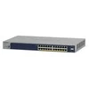 NETGEAR GS724TPP 24 prievadų Gigabit Smart Switch 380 W PoE+ biudžetas, 2x SFP+ prievadai